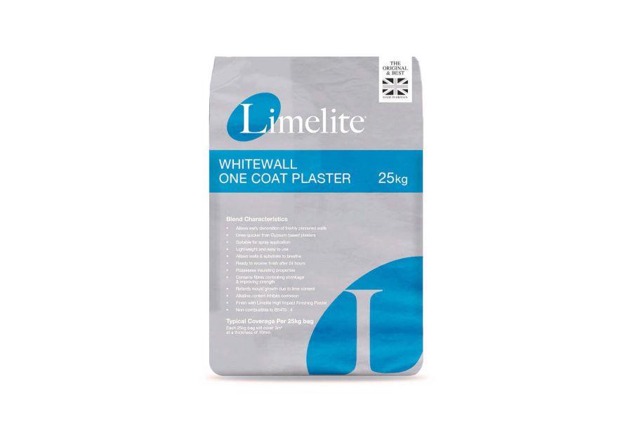 Tarmac Limelite Whitewall One Coat Plaster - 25kg Bag