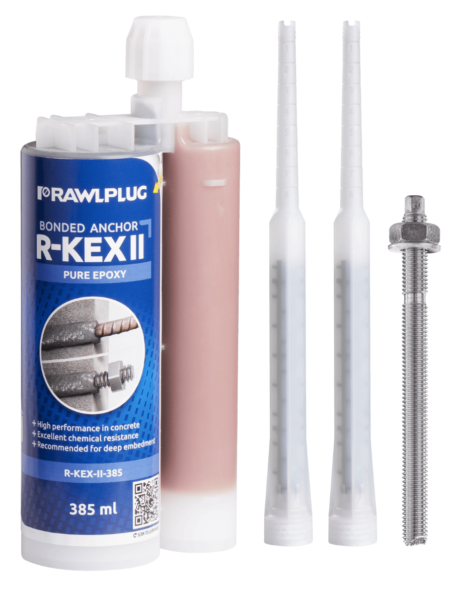 Rawlplug R-Kex-II Pure Epoxy Resin - 385ml