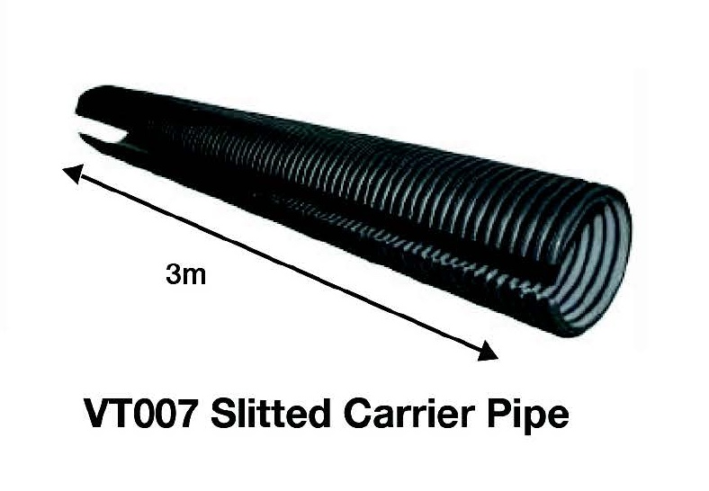 Visqueen Slitted Carrier Pipe for Gas Venting System
