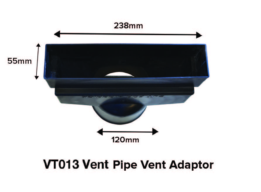 Visqueen Vent Pipe Adaptor for Gas Venting System
