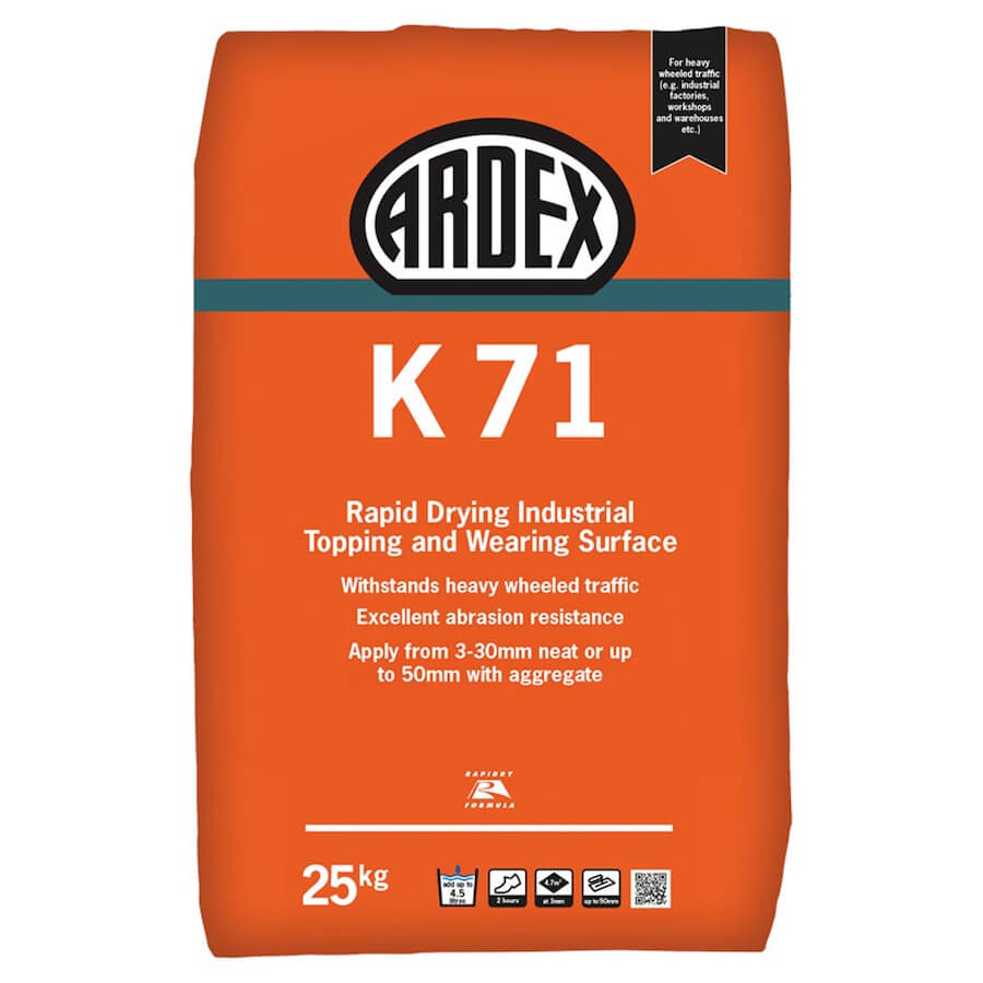 ARDEX K 71 Industrial Topping and Wearing Surface - 25kg