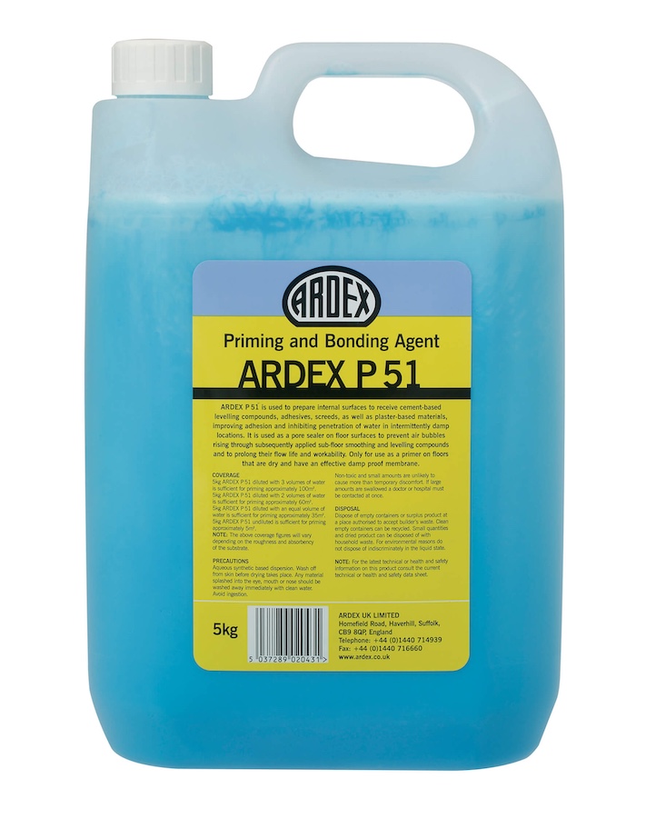 ARDEX P51 Concentrated Water-Based Primer and Bonding Agent - 5kg
